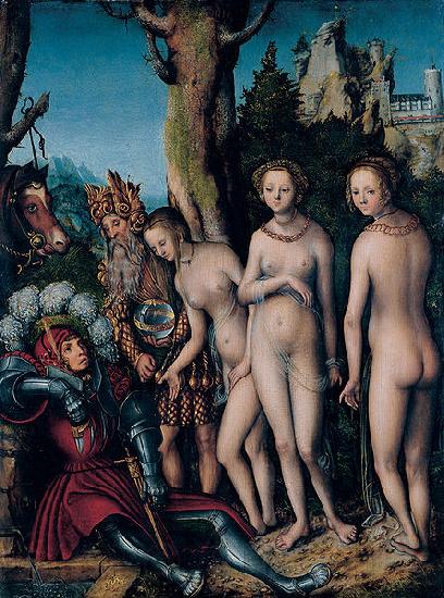 Lucas Cranach the Elder The Judgment of Paris Spain oil painting art